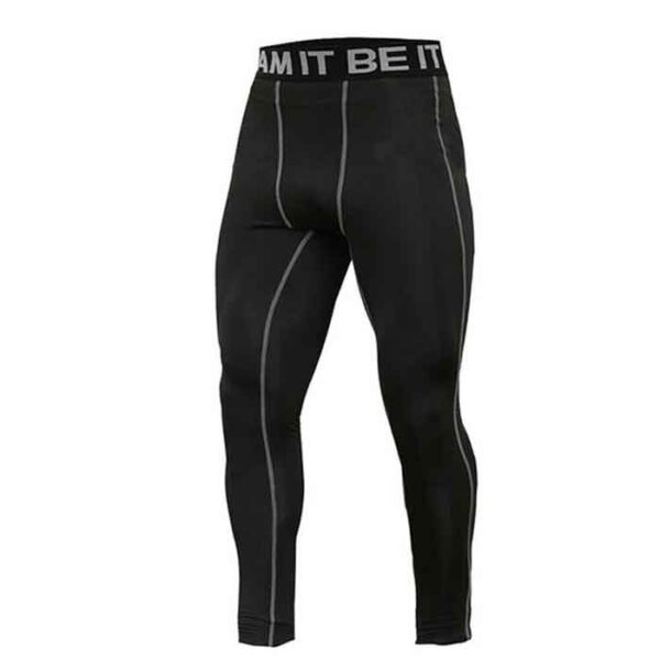 Mens Legging GYM Workout Compression Running Sports Long Pant Tight trousers