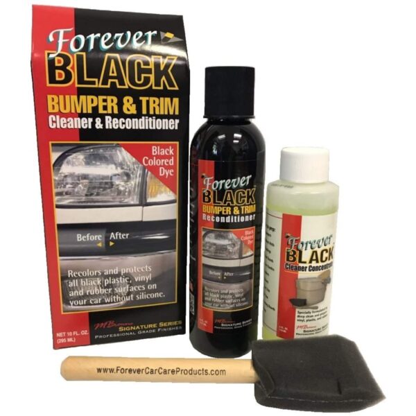 Forever BLACK Bumper & Trim Reconditioner – Retail Kit
